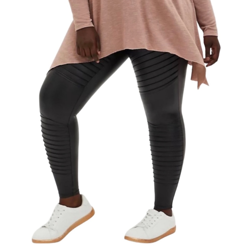 Torrid Faux Leather Moto leggings